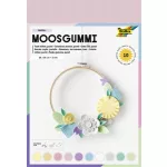 Moosgumi, 20x29 cm, 10 lap, FOLIA "Pastel", 10 különböző pasztell szín