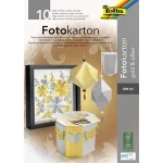 Dekortarton tömb, A4, 300 g, 10 lap, FOLIA, arany-ezüst