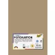 Dekorkarton, 2 oldalas, A4, 300 g, 50 lap, FOLIA, őzbarna