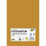 Dekorkarton, 2 oldalas, A4, 300 g, 50 lap, FOLIA, terrakotta