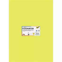 Dekorkarton, 2 oldalas, 50x70 cm, 300 g, 10 lap, FOLIA, lime