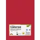 Színes papír, A4, 130 g, 100 lap, FOLIA, élénkvörös