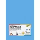 Színes papír, A4, 130 g, 100 lap, FOLIA, tengerkék