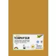 Színes papír, A4, 130 g, 100 lap, FOLIA, terrakotta