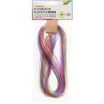 Színes damil, 100 cm, FOLIA "Glitter mix", 50 különböző csillámos szín