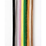 Zseníilia drót, 50 cm, FOLIA "Szafari", 10 különböző szín