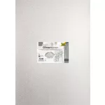 Dekorkarton tömb, csillámos, 1 oldalas, 50x70 cm, 300g, 5 lap, FOLIA, ezüst