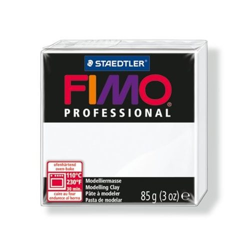 Gyurma, 85 g, égethető, FIMO "Professional", fehér