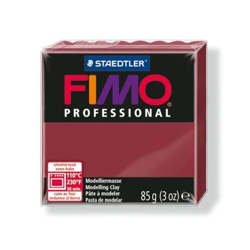 Gyurma, 85 g, égethető, FIMO "Professional", bordó