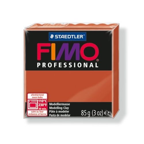Gyurma, 85 g, égethető, FIMO "Professional", terrakotta