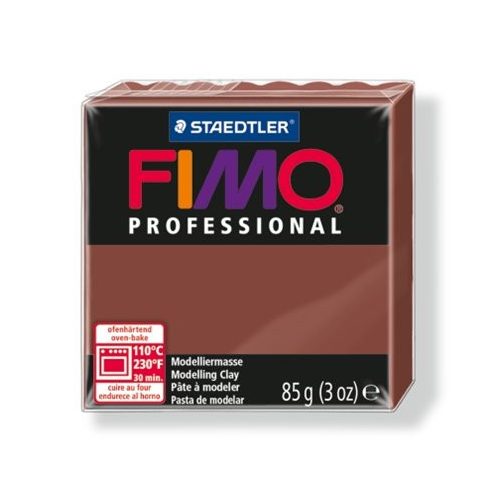 Gyurma, 85 g, égethető, FIMO "Professional", csokoládé