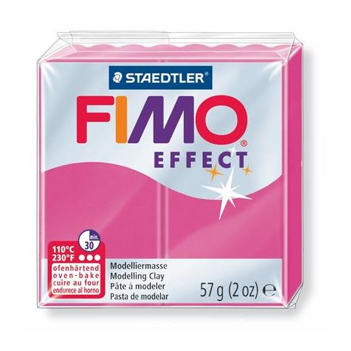 Gyurma, 57 g, égethető, FIMO "Effect", rubinkvarc