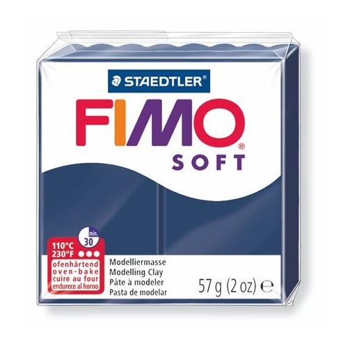 Gyurma, 57 g, égethető, FIMO "Soft", Windsor kék