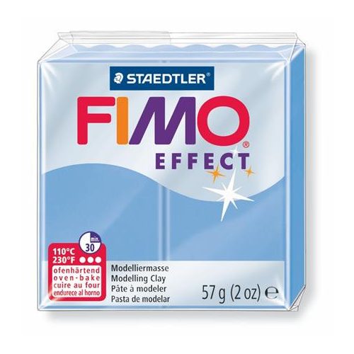 Gyurma, 57 g, égethető, FIMO "Effect", kékachát