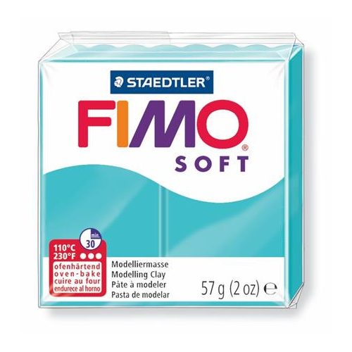 Gyurma, 57 g, égethető, FIMO "Soft", borsmenta