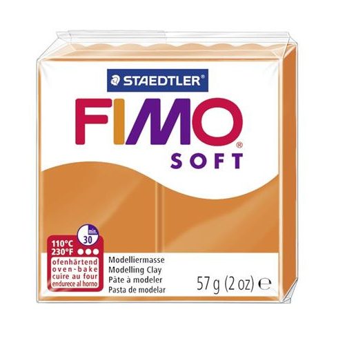 Gyurma, 57 g, égethető, FIMO "Soft", mandarin