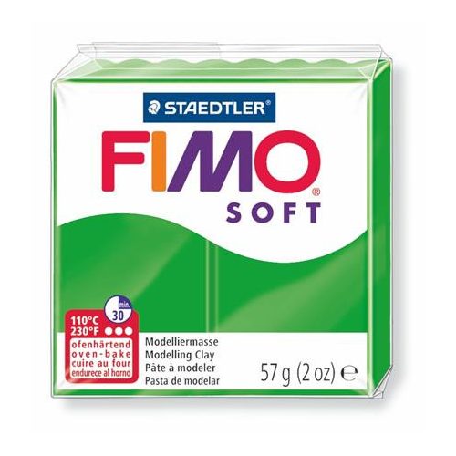Gyurma, 57 g, égethető, FIMO "Soft", trópusi zöld