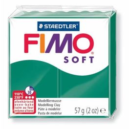   Gyurma, 56 g, égethető, FIMO "Soft", smaragdzöld