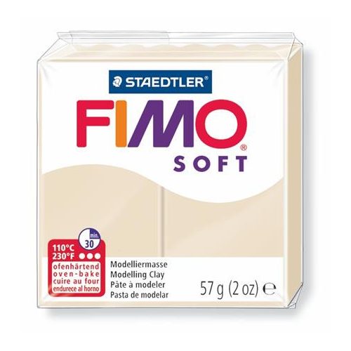 Gyurma, 57 g, égethető, FIMO "Soft", szahara