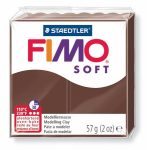 Gyurma, 57 g, égethető, FIMO "Soft", csokoládé