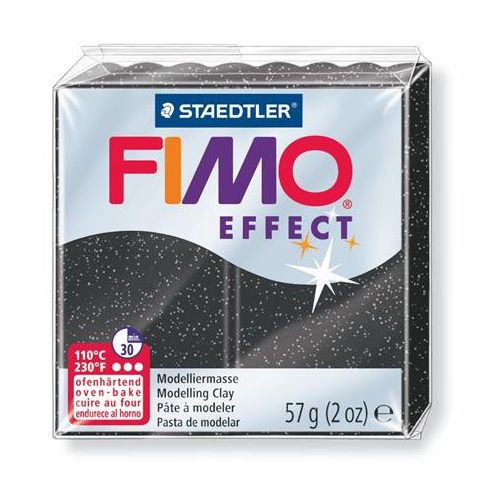 Gyurma, 57 g, égethető, FIMO "Effect", csillagpor
