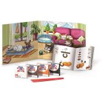 Gyurma készlet, 4x42 g, égethető, FIMO "Kids Form & Play", állatok