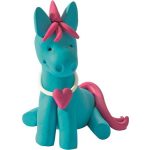 Gyurma készlet, 4x42 g, égethető, FIMO "Kids Form & Play", pónik