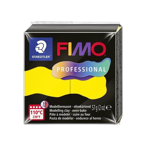 Gyurma, 57 g, égethető, FIMO "Professional", sárga