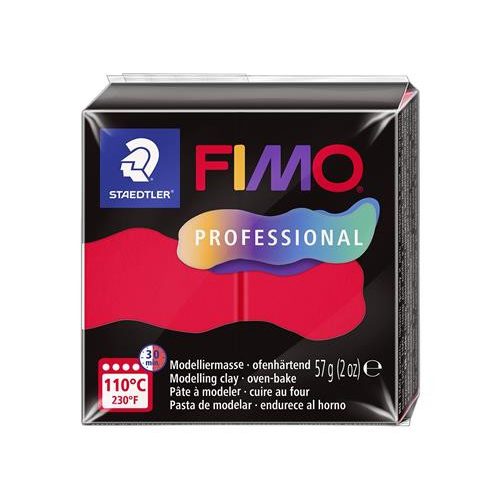 Gyurma, 57 g, égethető, FIMO "Professional", piros