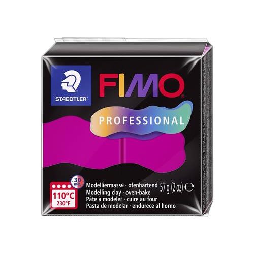 Gyurma, 57 g, égethető, FIMO "Professional", magenta