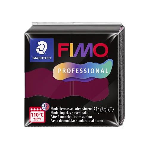 Gyurma, 57 g, égethető, FIMO "Professional", bordeaux