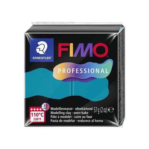 Gyurma, 57 g, égethető, FIMO "Professional", petrol