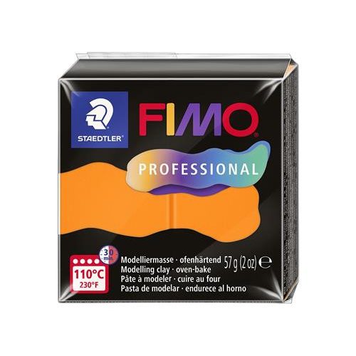 Gyurma, 57 g, égethető, FIMO "Professional", narancs