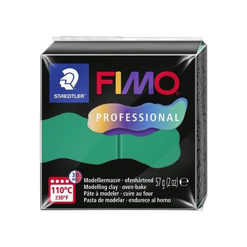 Gyurma, 57 g, égethető, FIMO "Professional", zöld