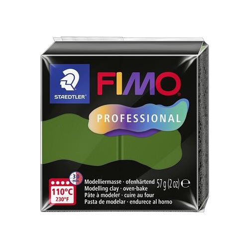 Gyurma, 57 g, égethető, FIMO "Professional", levélzöld