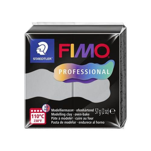 Gyurma, 57 g, égethető, FIMO "Professional", delfinszürke