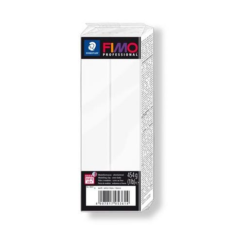 Gyurma, 454 g, égethető, FIMO "Professional" fehér