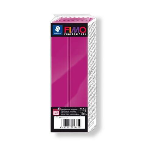 Gyurma, 454 g, égethető, FIMO "Professional", magenta