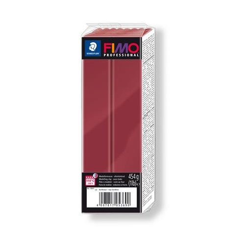 Gyurma, 454 g, égethető, FIMO "Professional", bordó