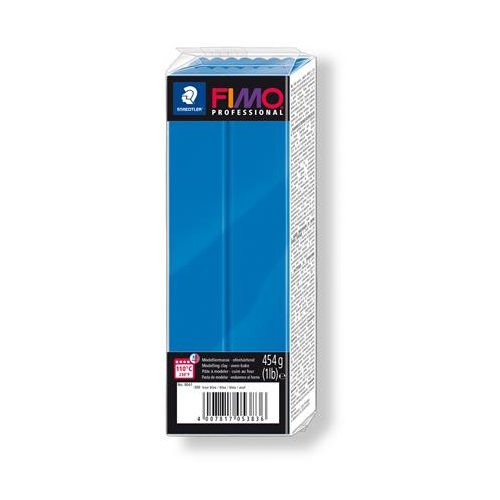 Gyurma, 454 g, égethető, FIMO "Professional", kék