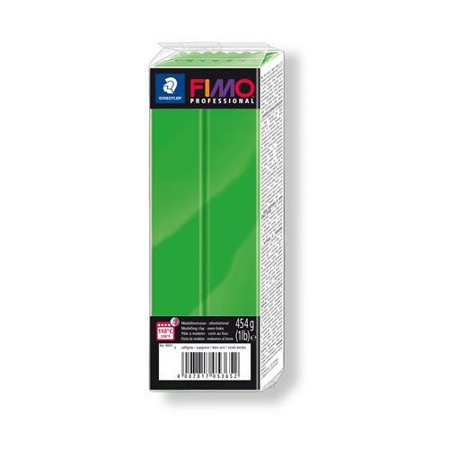 Gyurma, 454 g, égethető, FIMO "Professional", fűzöld