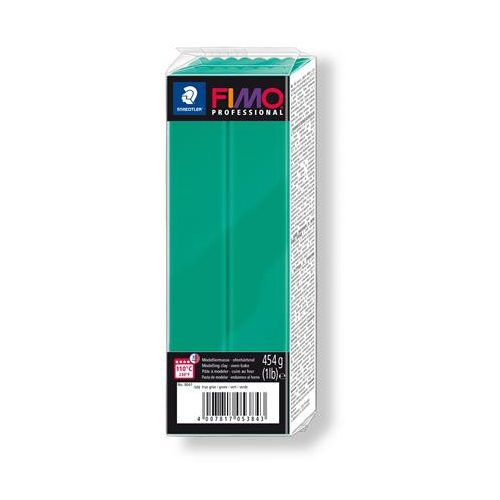 Gyurma, 454 g, égethető, FIMO "Professional", zöld