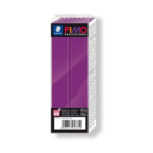 Gyurma, 454 g, égethető, FIMO "Professional", ibolya