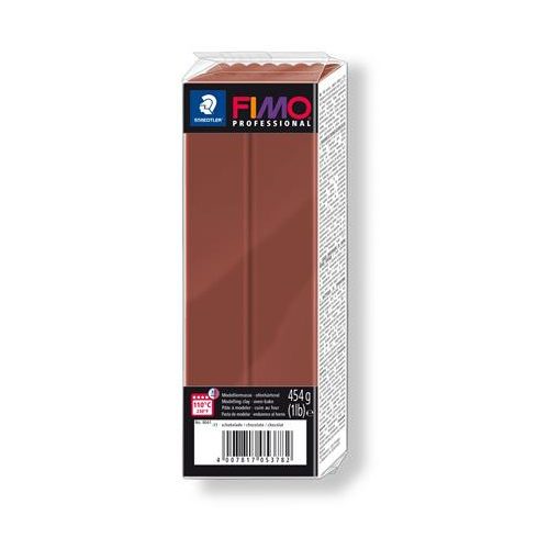 Gyurma, 454 g, égethető, FIMO "Professional", csokoládé