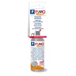   Folyékony gyurma, 50ml, égethető, FIMO "Effect", ezüst