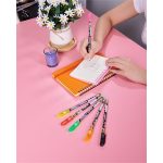 Golyóstoll, 0,25 mm, kupakos, FLEXOFFICE "FO-058 Tropical", kék