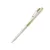 Golyóstoll, 0,25 mm, nyomógombos, FLEXOFFICE "FO-09 Eco Style", kék