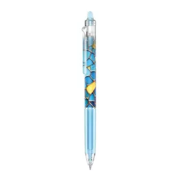   Zseléstoll, 0,25 mm, nyomógombos, törölhető, FLEXOFFICE "Mazzic", kék