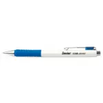 Golyóstoll, 0,4 mm, nyomógombos, FLEXOFFICE "Senior", kék