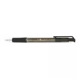   Golyóstoll, 0,4 mm, nyomógombos, FLEXOFFICE "EasyGrip", fekete